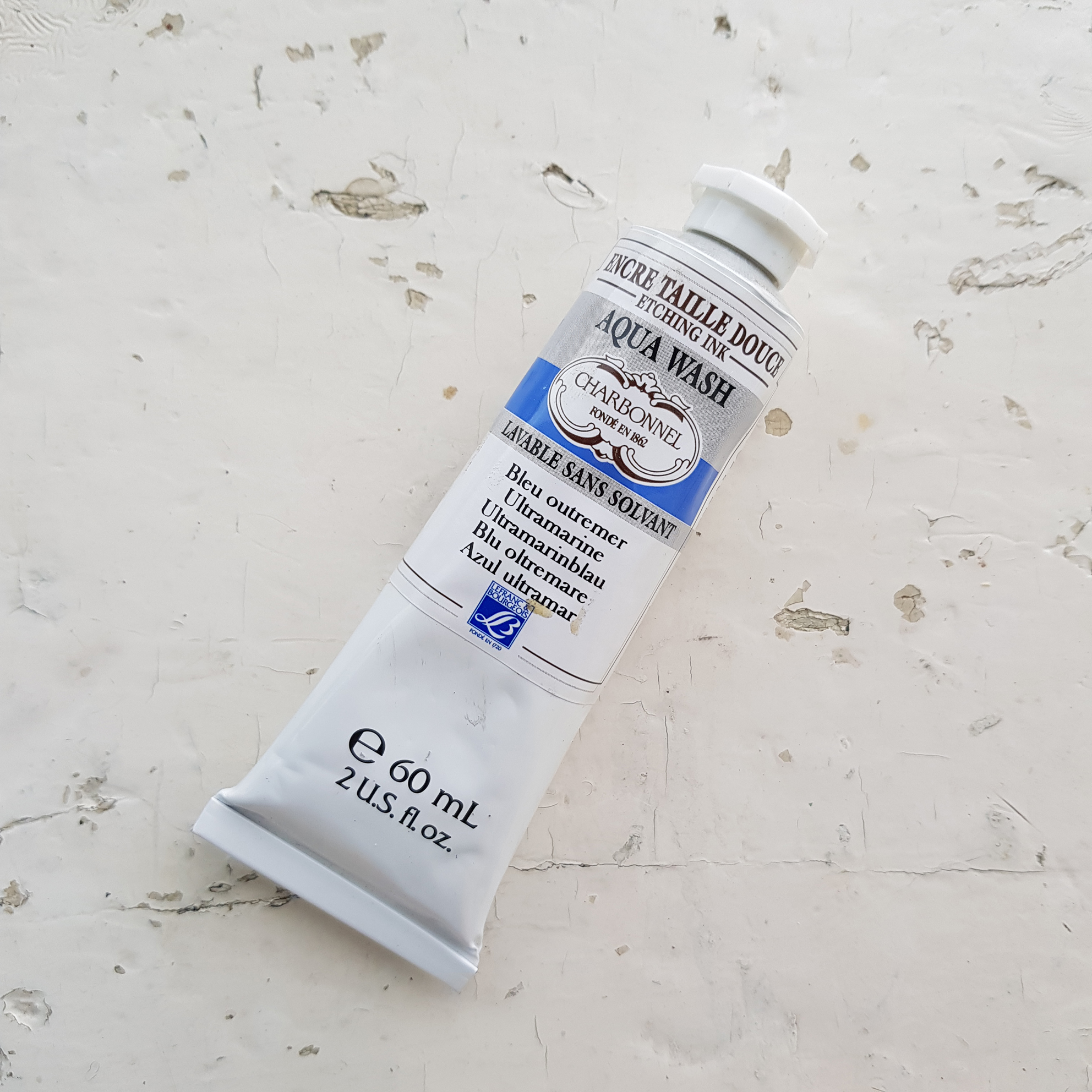 Офортная краска Charbonnel Aqua Wash 60 мл — Ultramarine