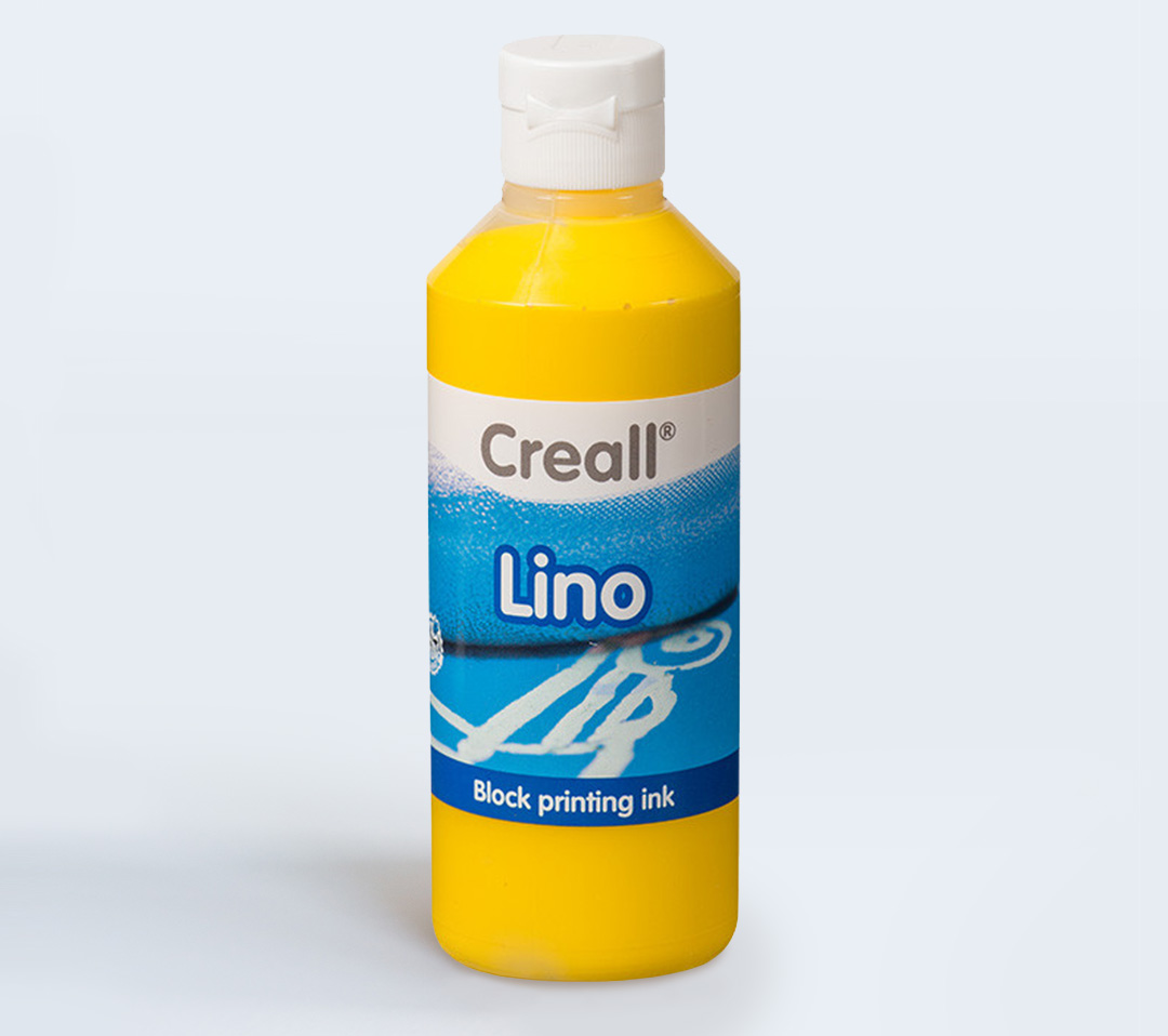 Водорастворимая краска для линогравюры 250мл Creall-Lino — желтый 