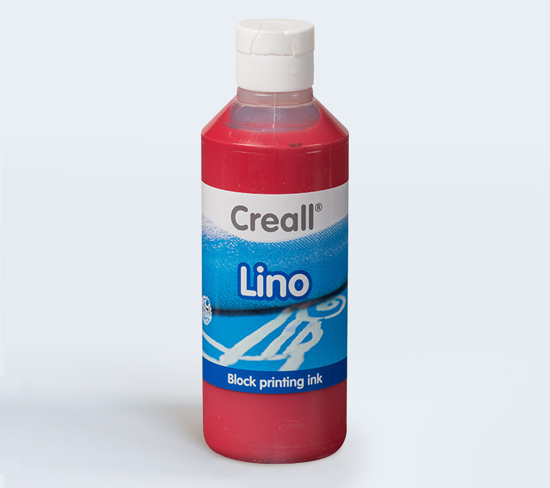 Водорастворимая краска для линогравюры 250мл Creall-Lino — красный тёмный