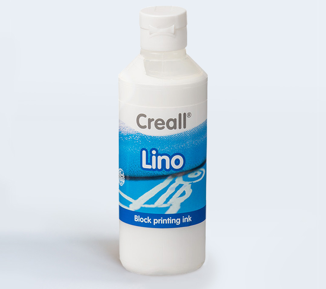 Водорастворимая краска для линогравюры 250мл Creall-Lino — белый